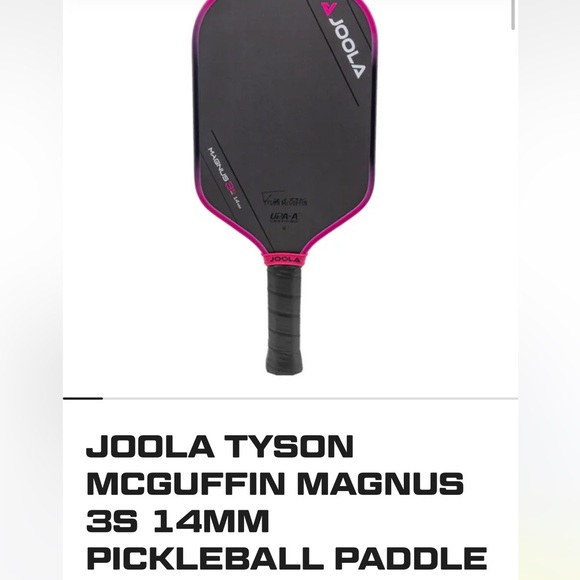 Joola Pickleball Paddle - Pink Trim / black - Picture 8 of 15